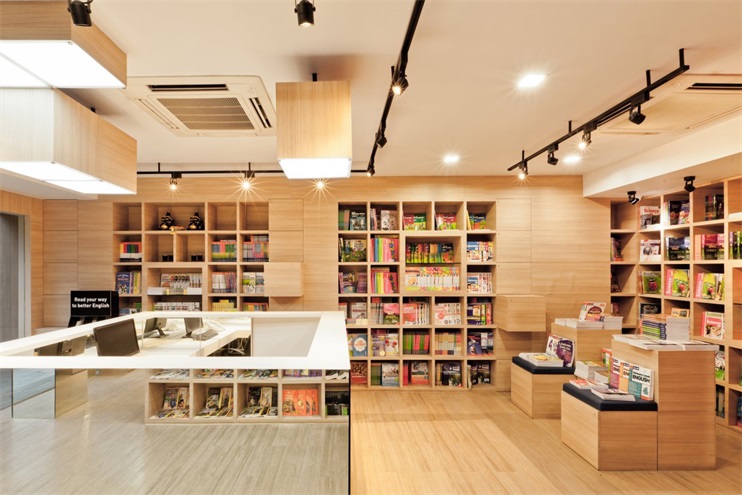 虹口區(qū)原木風格書店裝修設計-第2張圖片-上海古都建筑設計集團